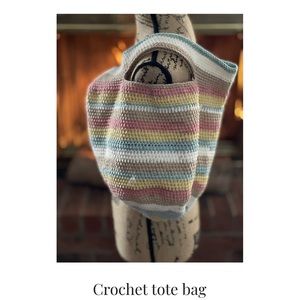 Hand Crafted Crochet Pastel Handbag